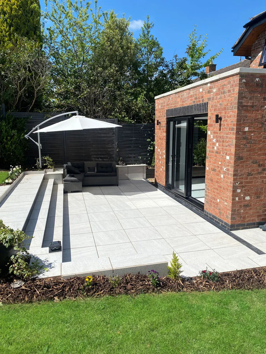Patio installation